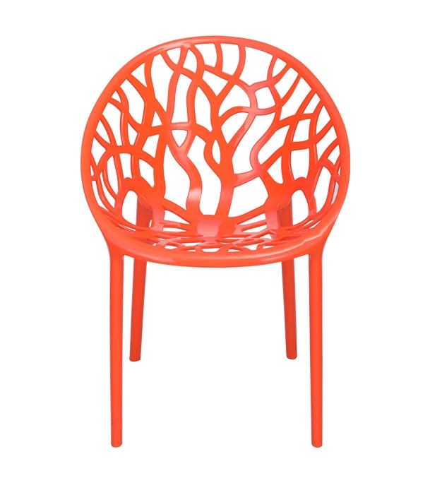 Stylee Ventral Arm Chair Orange