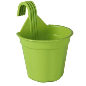 Grill Mounted Flower tub 6" Lime Green