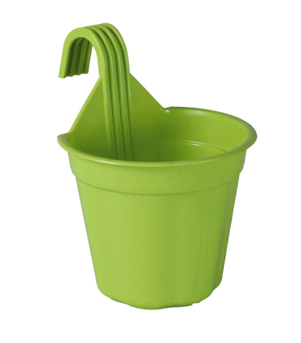 Grill Mounted Flower tub 6" Lime Green