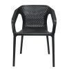 Stylee Cafe Arm Chair Black