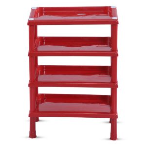 Pacific Shoe Rack 4 Step Red