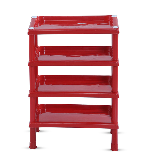 Pacific Shoe Rack 4 Step Red