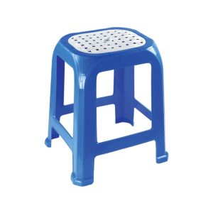 Net Stool High Blue